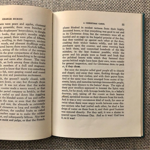 VINTAGE BOOK ‘ A CHRISTMAS CAROL’ CHARLES DICKENS - Picture 8 of 16